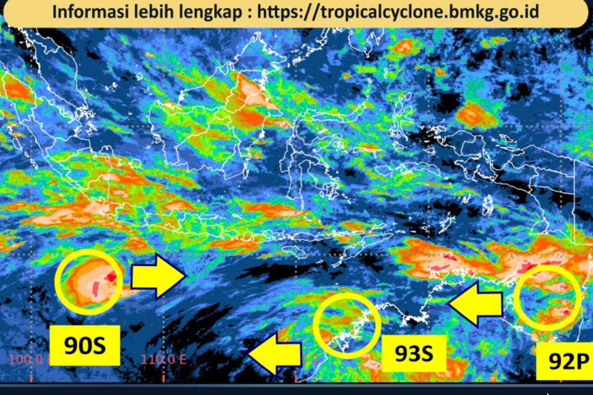 BMKG: Bibit Siklon Tropis 94W Picu Hujan di Sejumlah Wilayah, Gorontalo Diprediksi Berawan Tebal