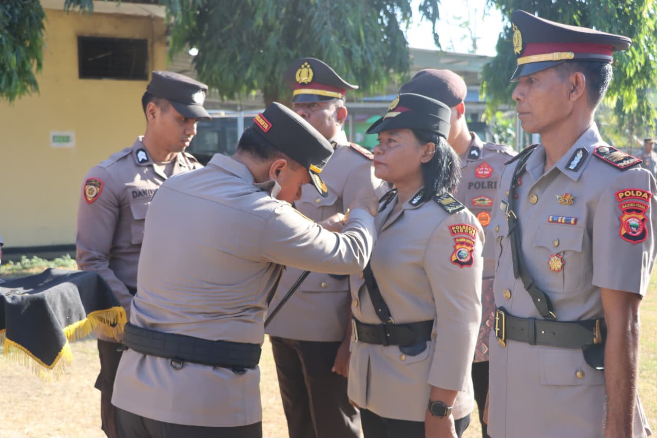 14 Perwira Polresta Tidore Dirotasi, Kapolresta: Jabatan adalah Amanah dan Tanggung Jawab