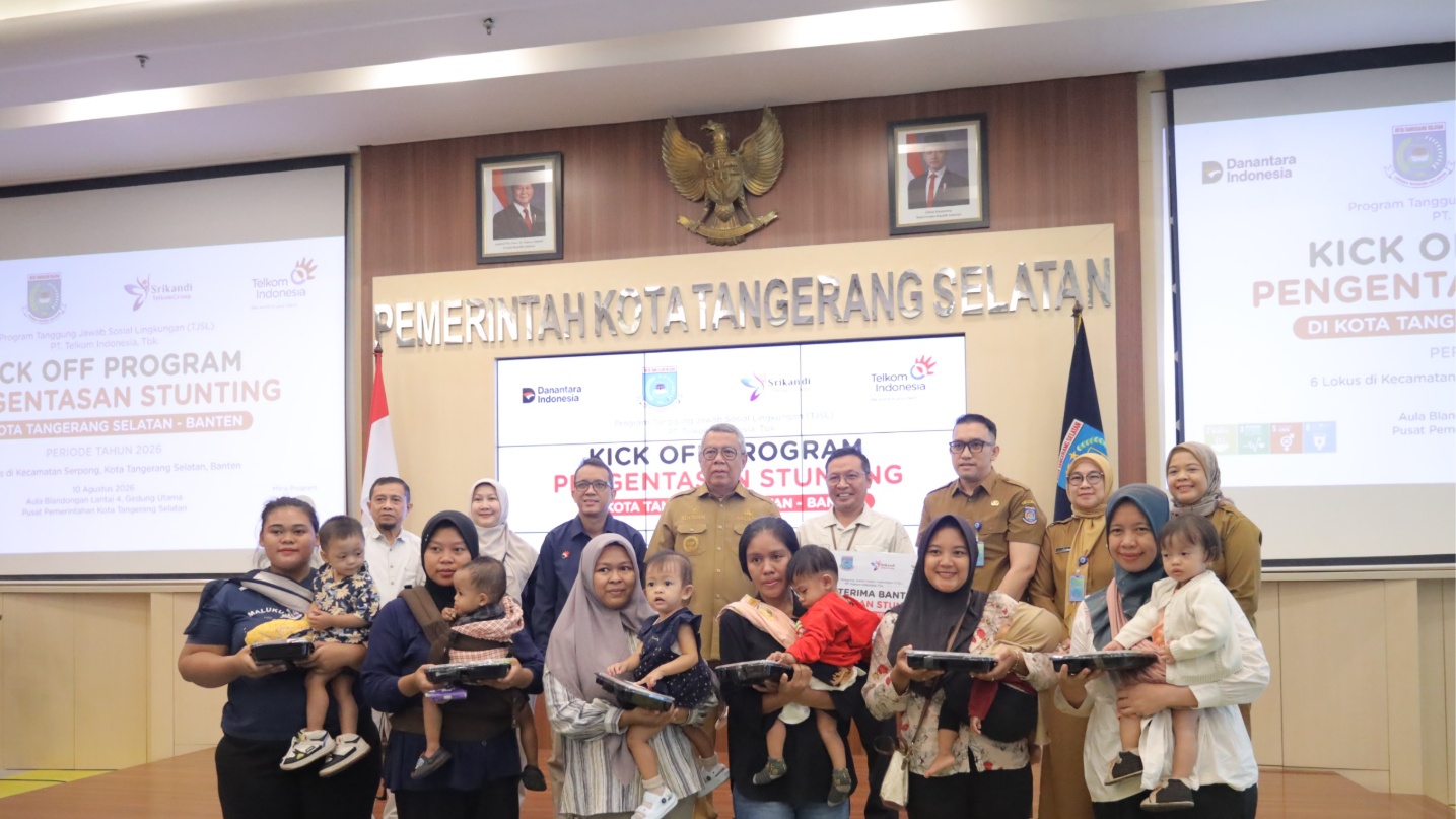 Pemkot Tangsel Gandeng Telkom Indonesia Atasi Stunting di Serpong, 6 Puskesmas Jadi Lokus Intervensi