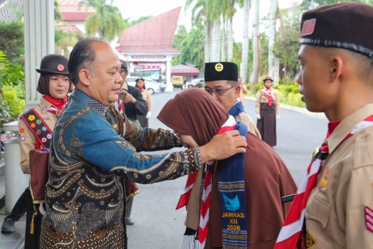 32 Anggota Pramuka Pematangsiantar Berangkat ke Jambore Nasional Cibubur, Wali Kota Titip Pesan Jaga Nama Baik