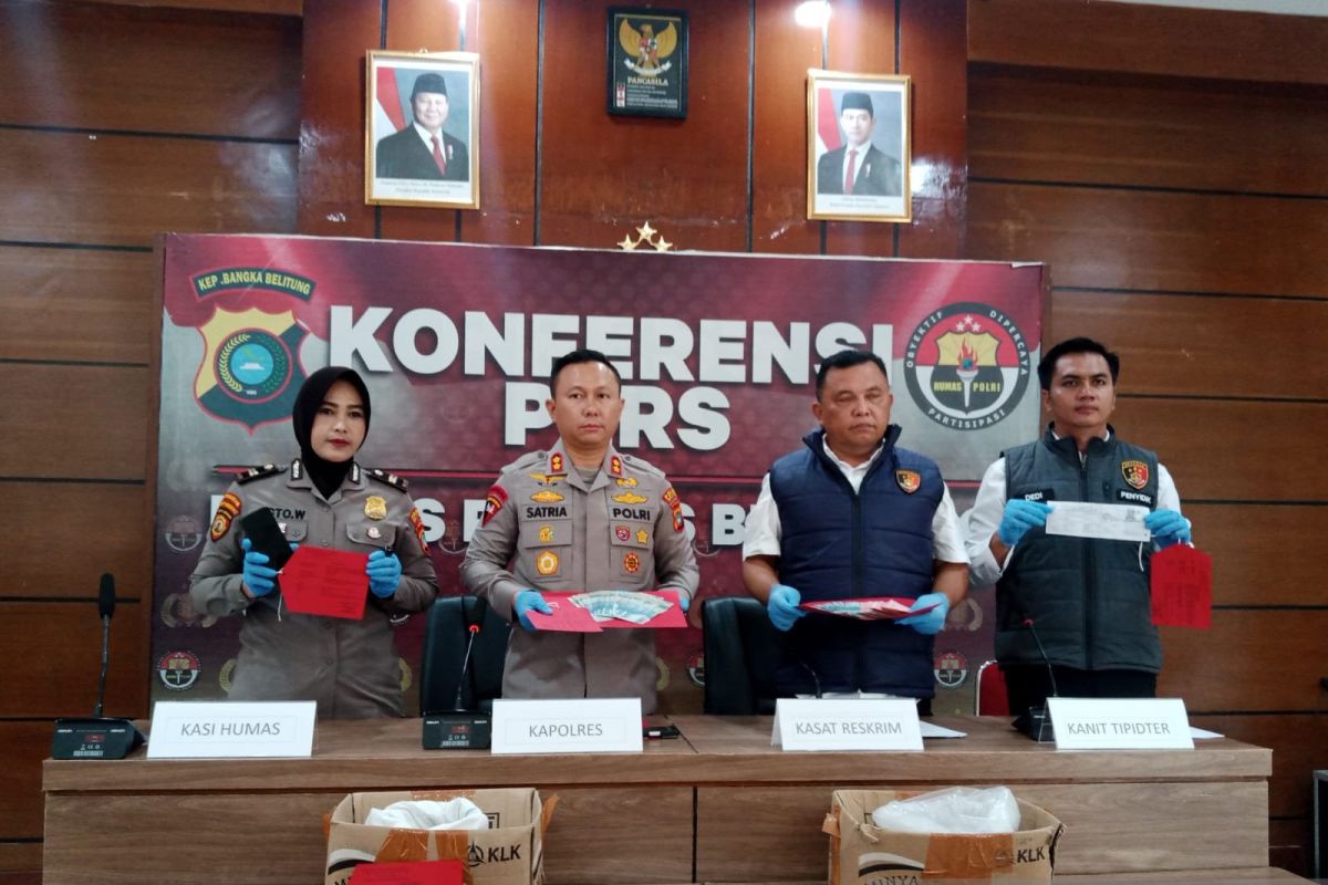 Polres Belitung Gagalkan Penyelundupan 600 Kg Timah Ilegal ke Jakarta, Disamarkan dalam Kardus Minyakkita Berisi Ikan Asin