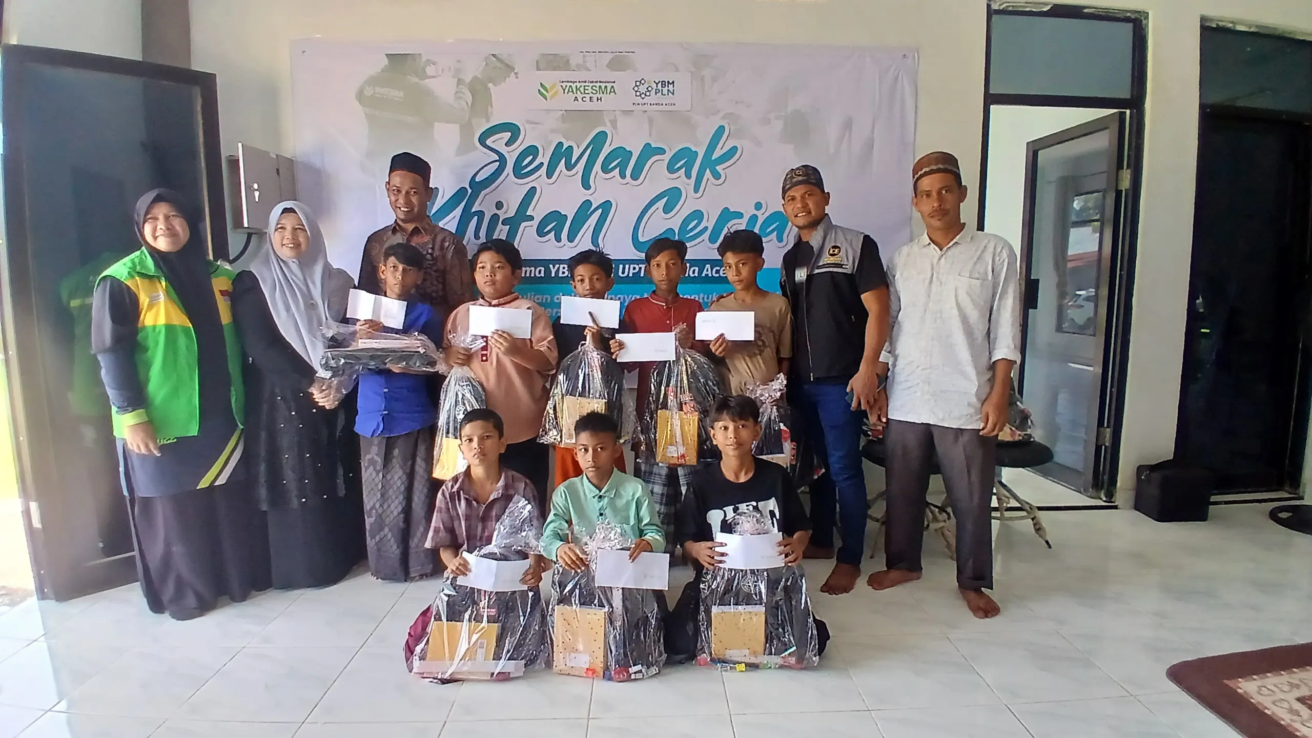 Anggota DPRK Aceh Utara Jol Panton Gandeng Yakesma Gelar Khitan Massal Gratis untuk 12 Anak di Tanah Jambo Aye