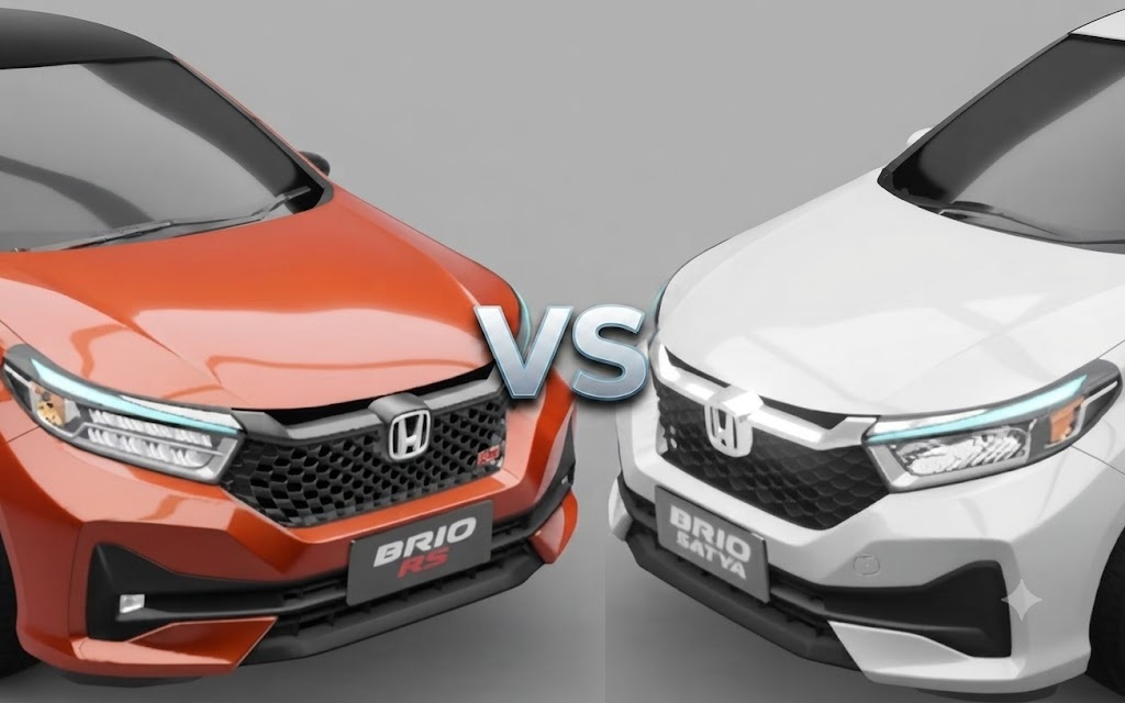 Duel Varian Teratas Honda Brio: Pilih RS atau Satya E CVT, Ini Bedanya untuk Konsumen Jambi