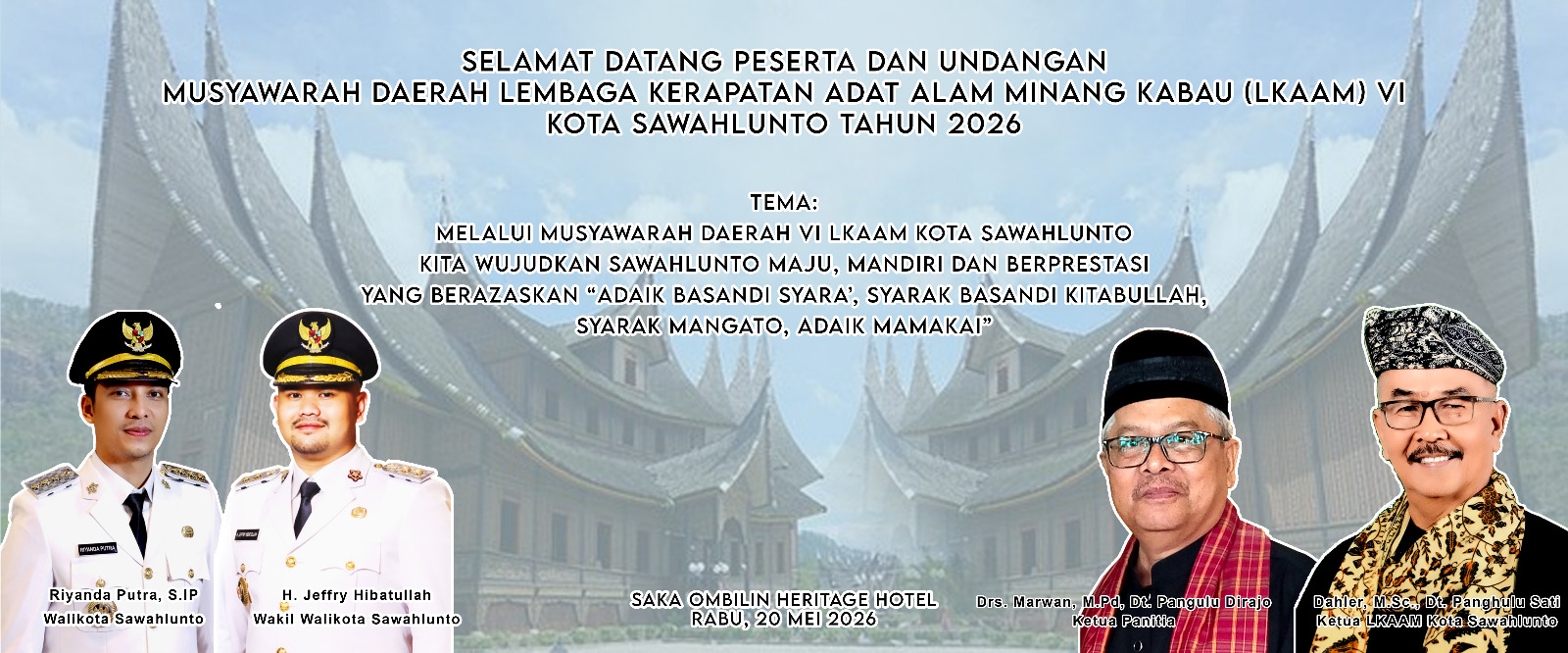 Musda ke-VI LKAAM Kota Sawahlunto Digelar Rabu Pekan Depan, Ini Lokasi dan Agenda Utamanya