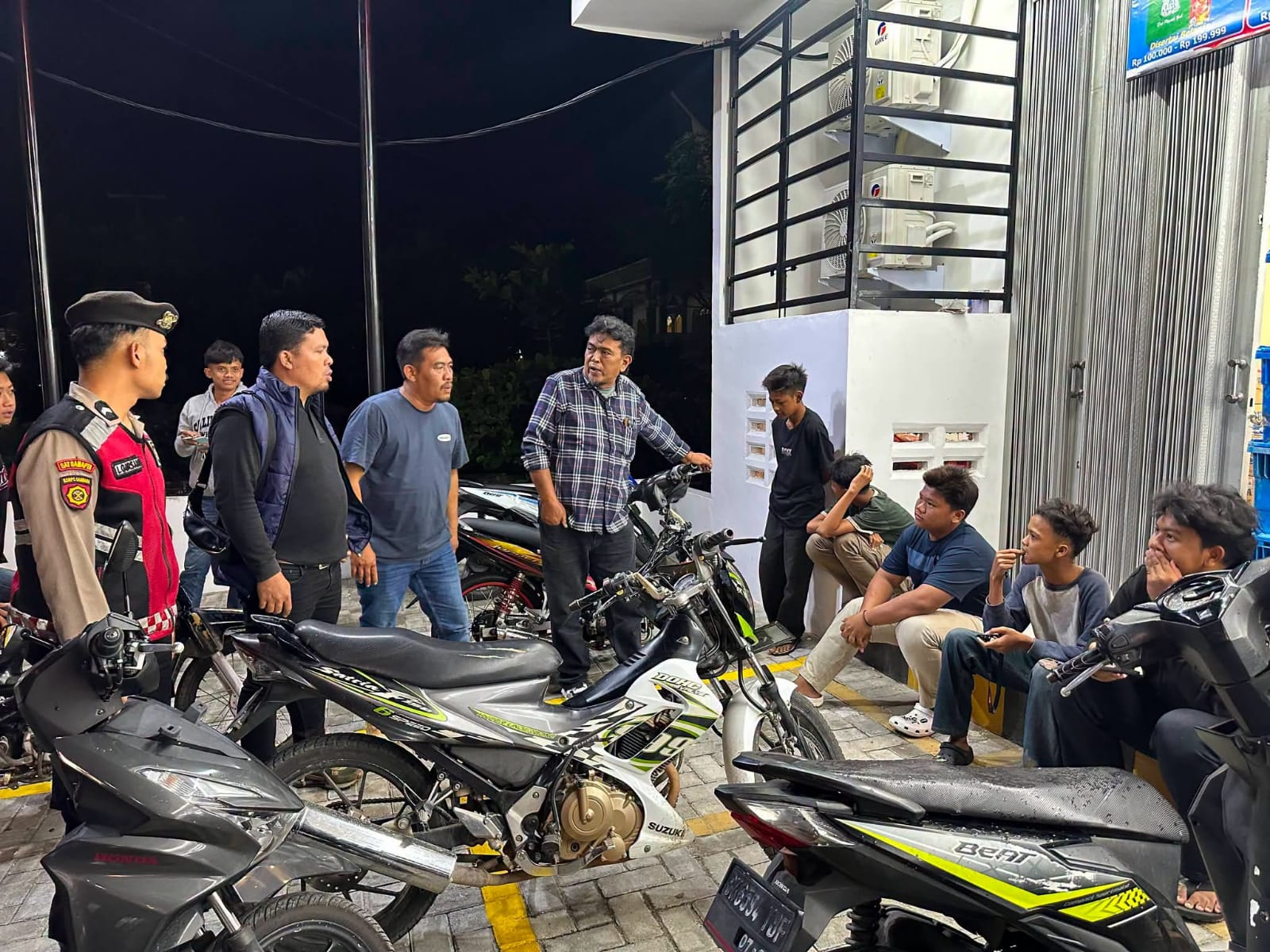 Polres Simalungun Gelar Patroli KRYD di Pintu Tol Sinaksak, 2 Titik Rawan Geng Motor dan Balap Liar Disisir