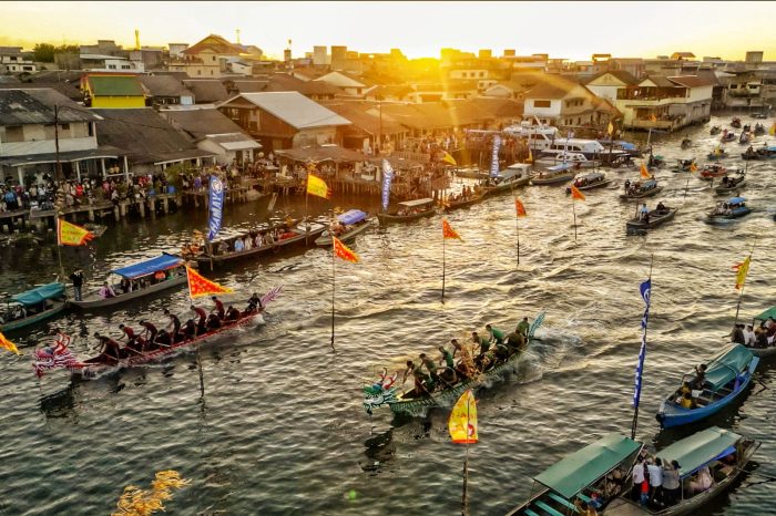 Gubernur Ansar Resmi Buka Dragon Boat Race 2026 di Tanjungpinang, Ribuan Warga Padati Pelantar 3