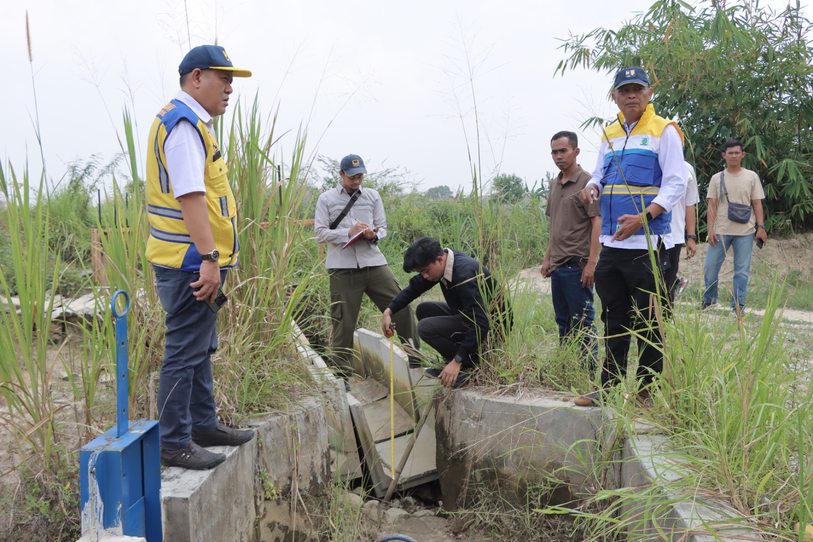 BBWS Mesuji Sekampung dan PT Brantas Abipraya Perbaiki Saluran Irigasi Way Gemol di Tubaba, Target Rampung 7 Hari