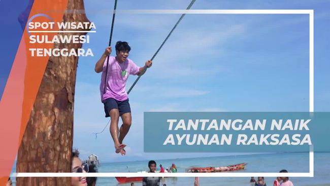 Fenomena Ayunan Raksasa 'Bubue' di Sulawesi Tenggara, Selebriti Berdatangan Coba Sensasi Terbang di Atas Lembah