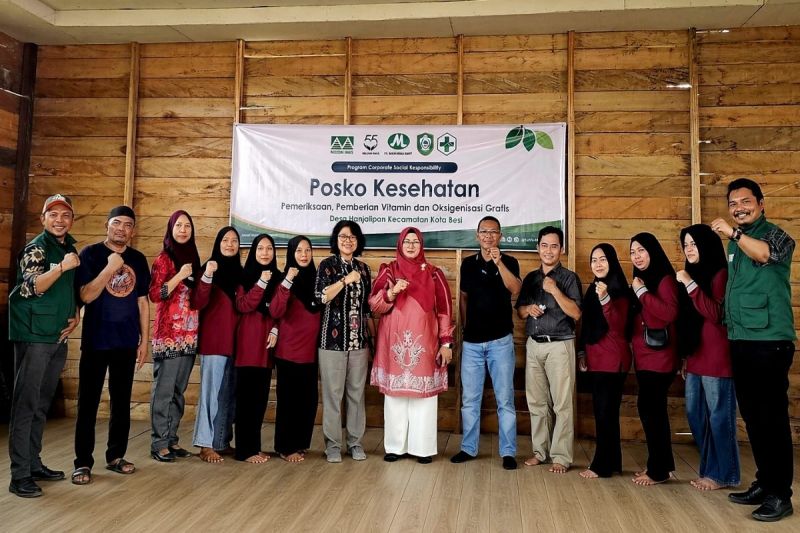 PT Maju Aneka Sawit Buka 2 Posko Kesehatan untuk Warga Terdampak Karhutla di Kotawaringin Timur