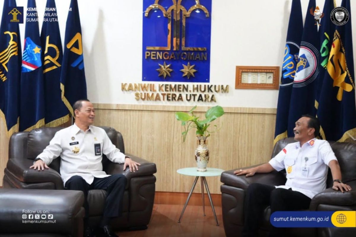 Kakanwil Ditjenpas Sumut dan Kakanwil Kemenkum Sumut Gelar Rapat Koordinasi Pasca-Pemisahan Kelembagaan, Perkuat Sinergi di Medan