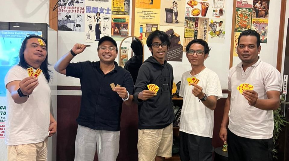 Sambut HUT ke-69 Kalteng, Puluhan Jurnalis di Palangka Raya Adu Taktik di Turnamen Domino