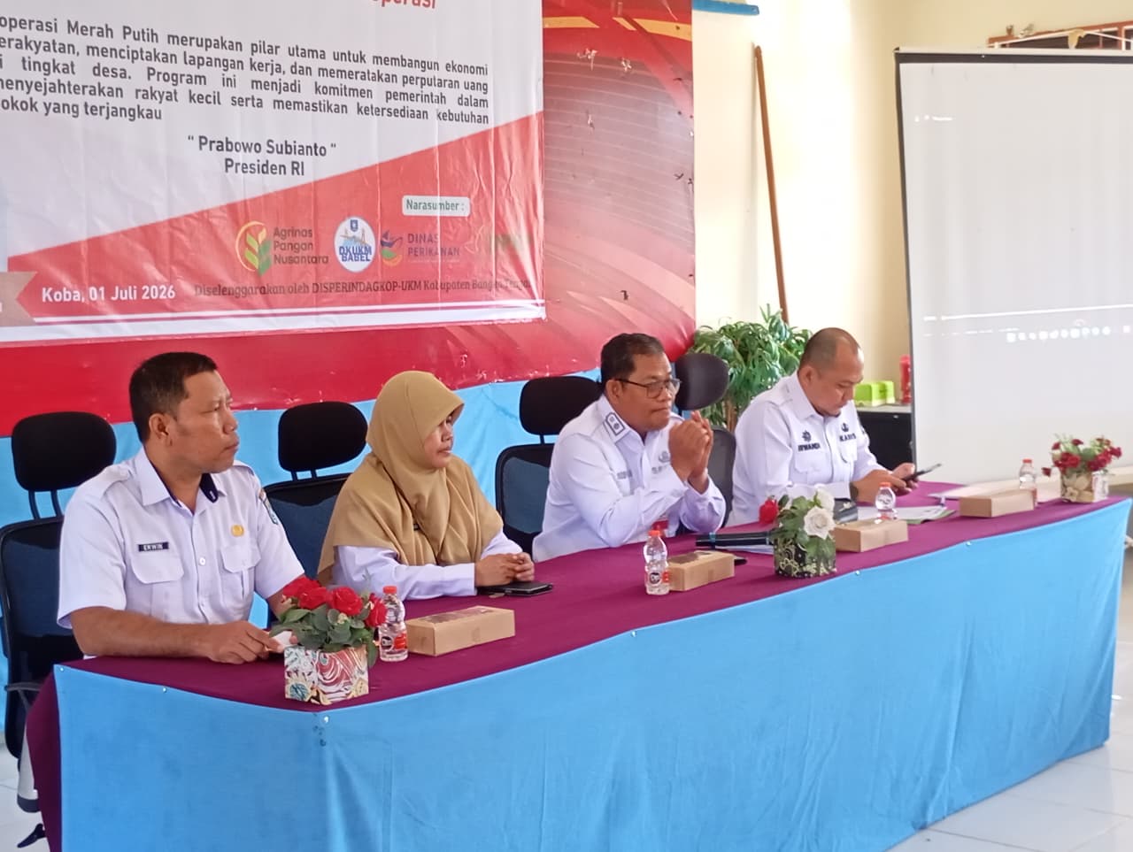 63 Peserta Ikuti Workshop Koperasi Desa Merah Putih di Bangka Tengah, Sekda Dorong Unit Usaha Produktif