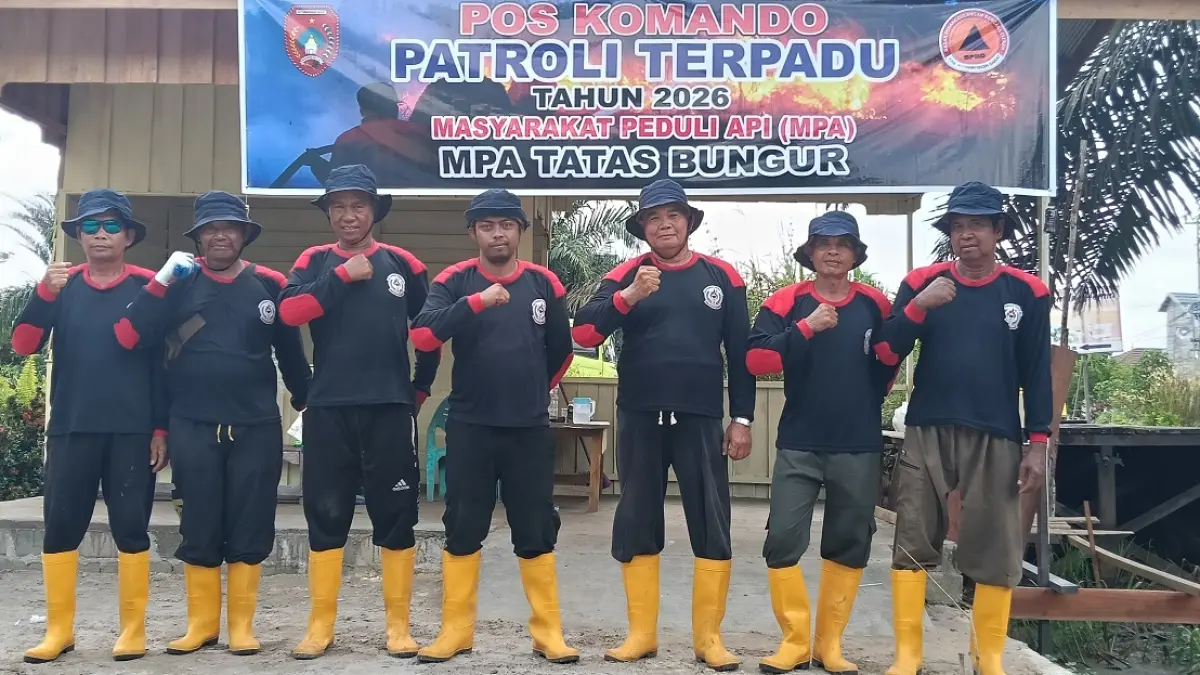 MPA Tatas Bungur di Kotawaringin Barat Perkuat Peran Pengendalian Karhutla Lewat Patroli dan Sosialisasi