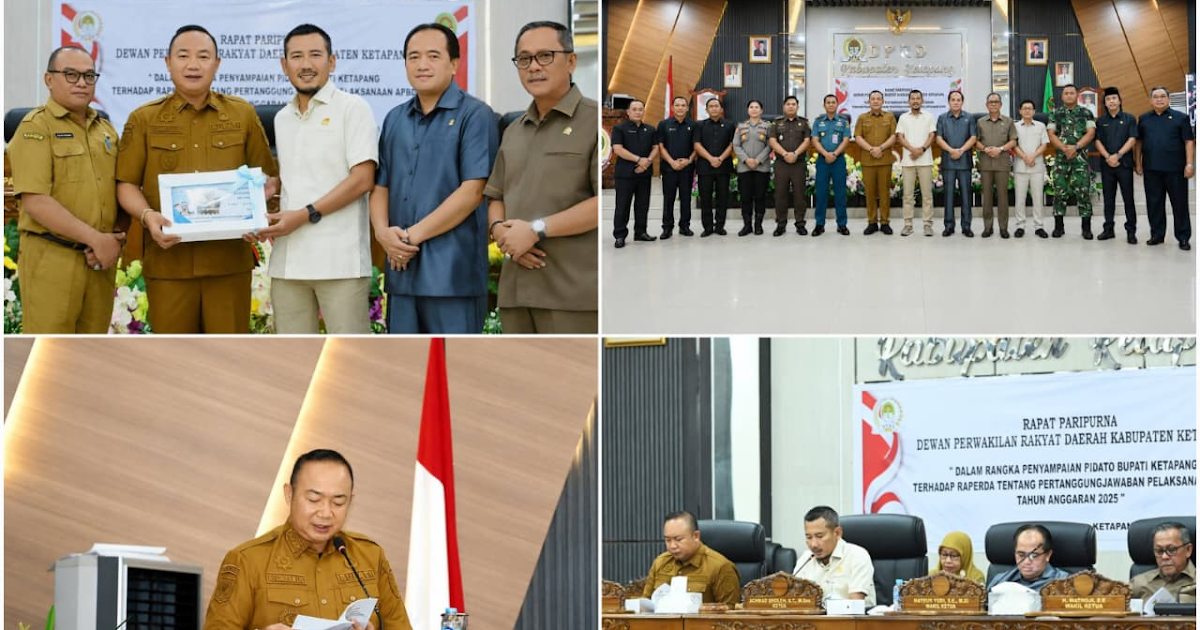 Bupati Ketapang Sampaikan Raperda Pertanggungjawaban APBD 2025, Opini WTP ke-12 Diraih di Tengah