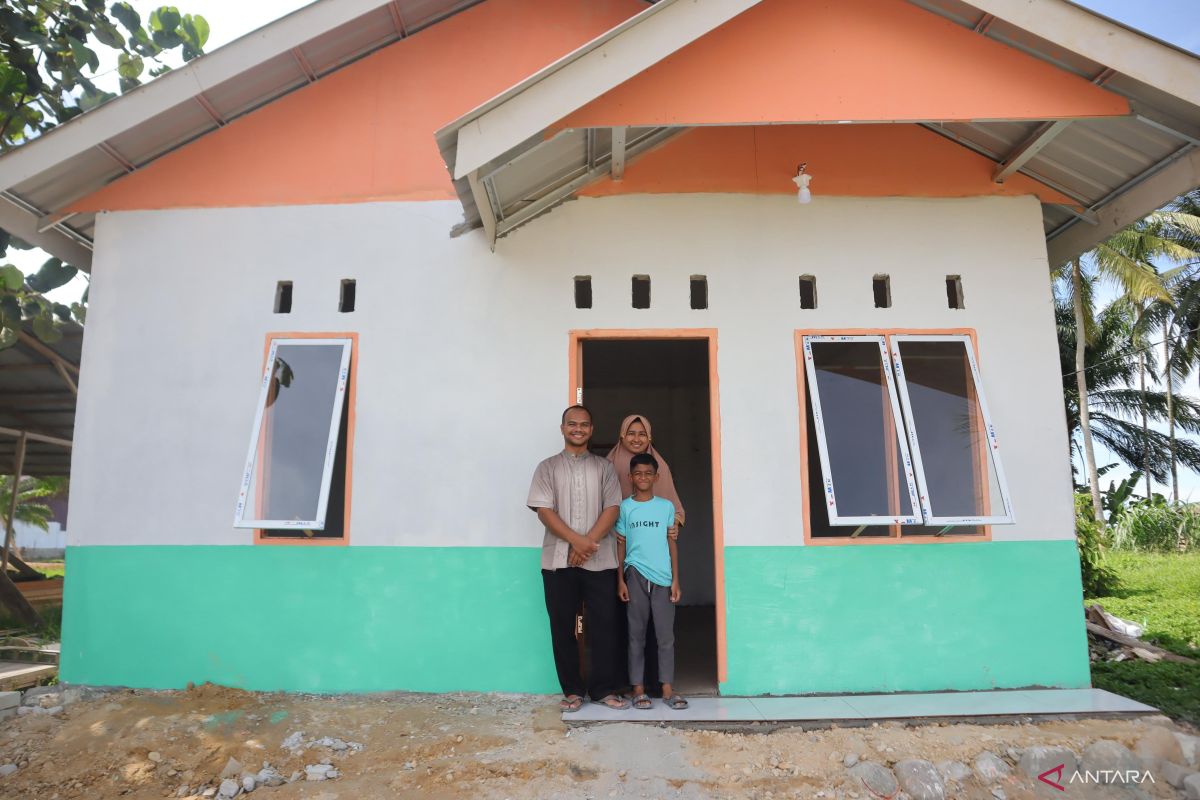 Penyintas Banjir di Aceh Tamiang dan Aceh Timur Mulai Nikmati Huntap, 400 Unit Rumah Baru Rampung Dibangun