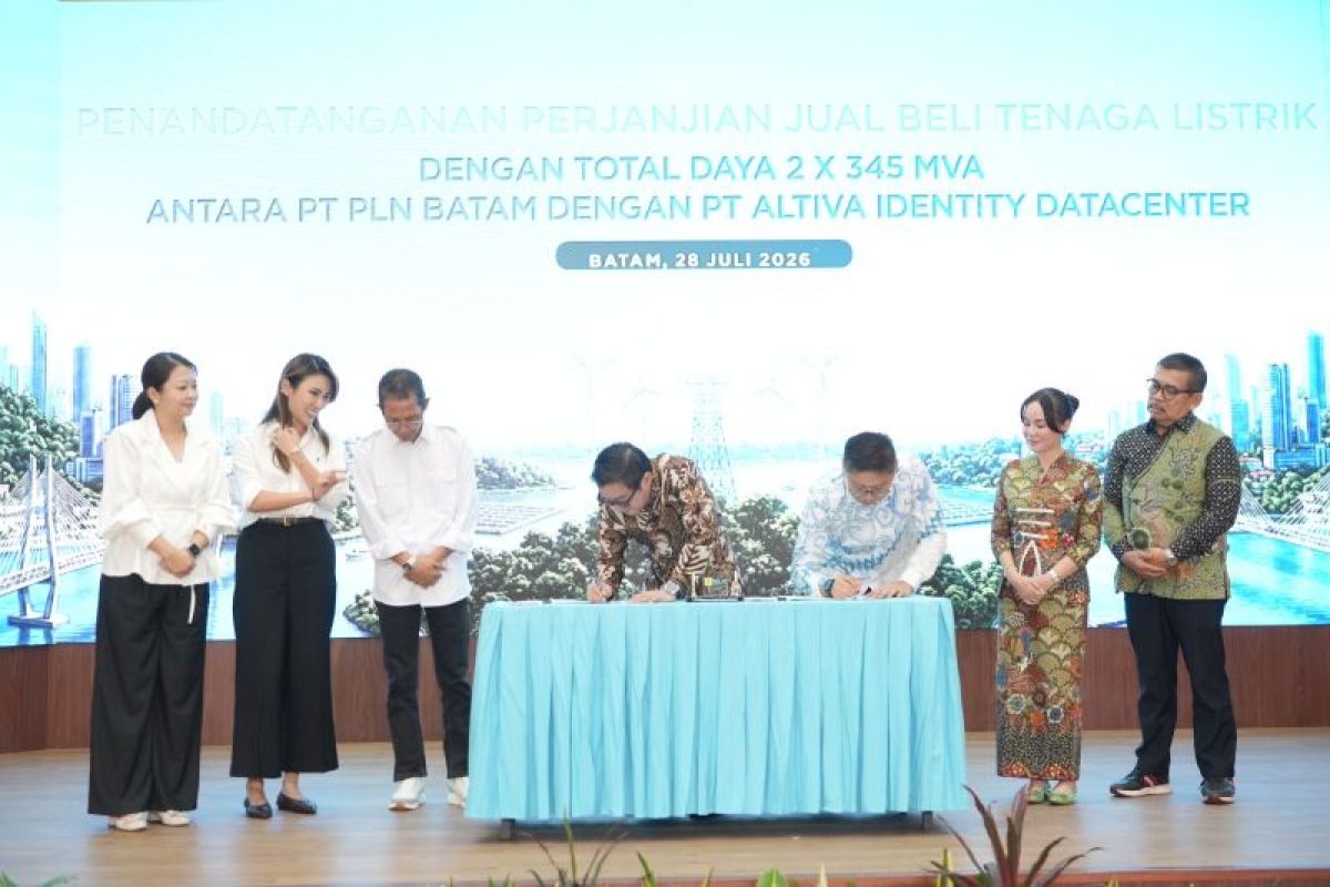 PLN Batam Teken Kontrak Listrik 690 MVA dengan Altiva Data Center, Target Pasok Bertahap 2027