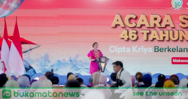 Dekranasda Luwu Timur Bawa Coker Kreasi hingga Kain Taipa ke Puncak HUT ke-46 Dekranas di Makassar