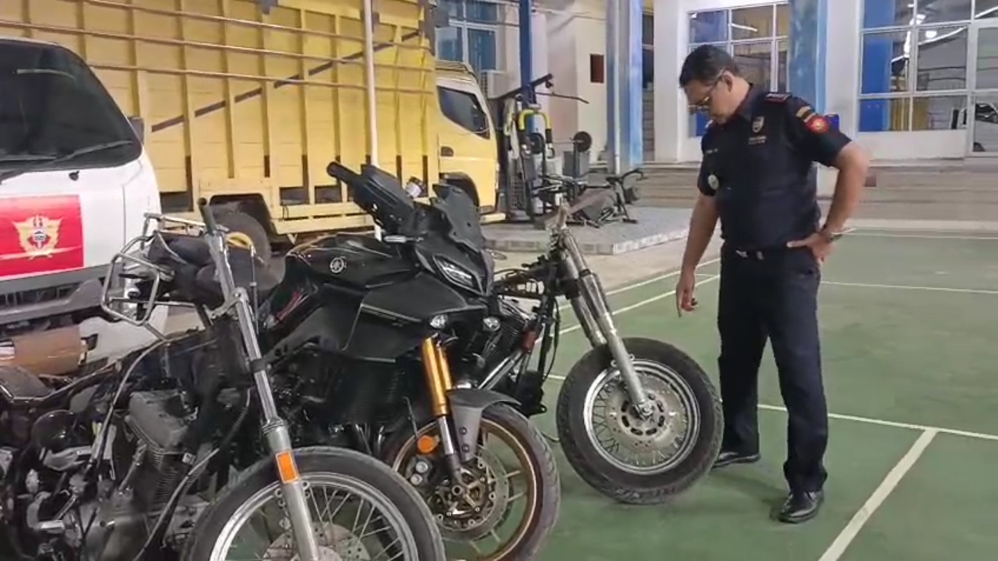 Bea Cukai Langsa Gagalkan Penyelundupan 3 Moge Bekas dan Suku Cadang Ilegal Senilai Rp 1,8 Miliar