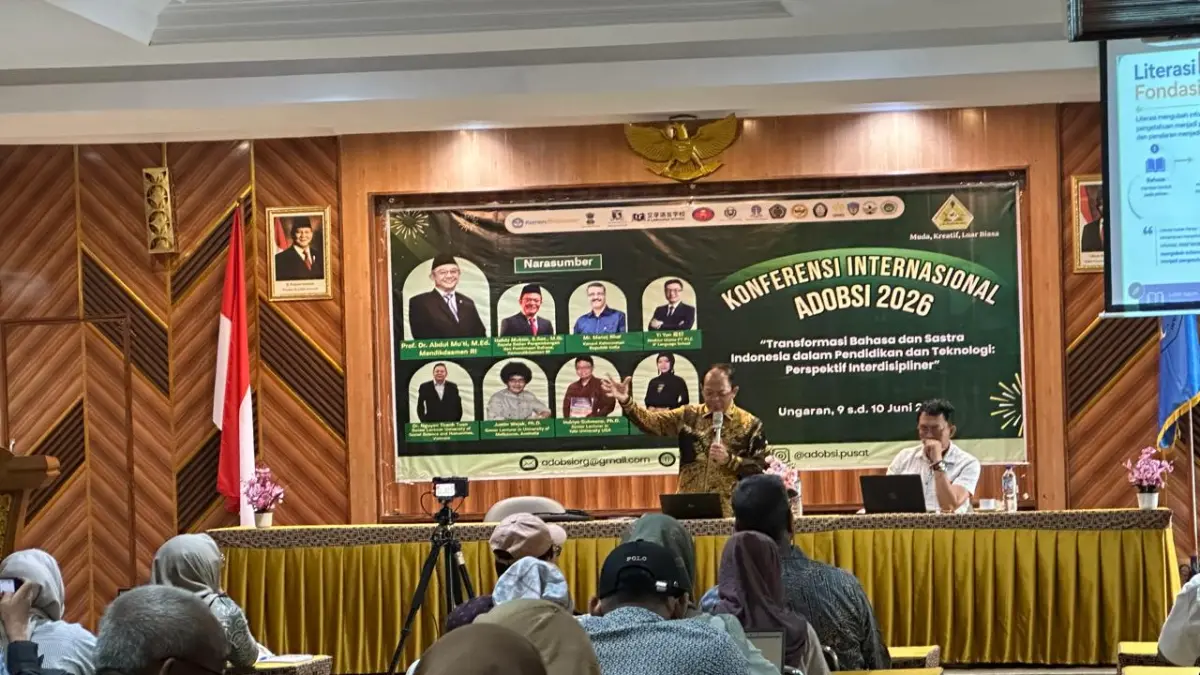 80 Dosen Bahasa dan Sastra Indonesia se-Jawa Tengah Bedah Transformasi Bahasa di Konferensi Internasional ADOBSI