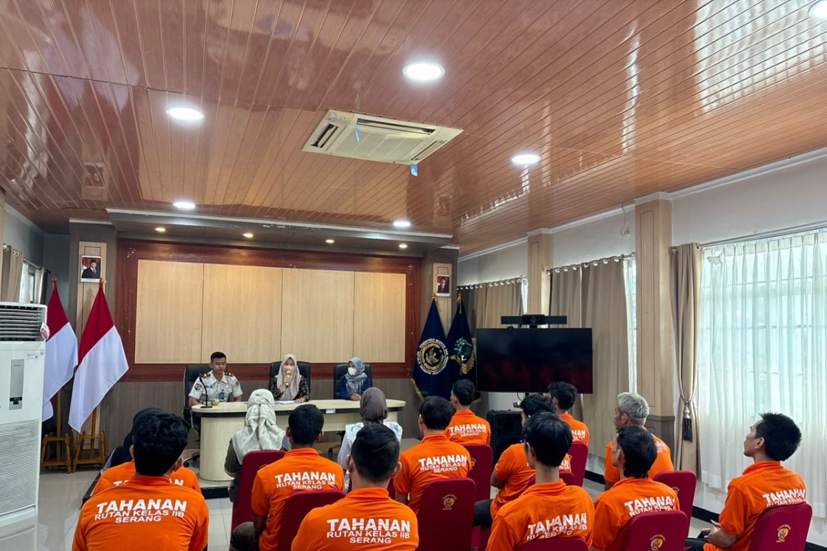 Kanwil Kemenkum Banten Evaluasi Program Bantuan Hukum di Rutan dan Lapas Serang, 17 Warga Binaan Jadi Responden