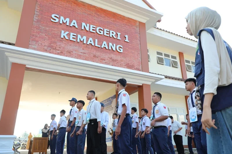 108 Siswa Mulai MPLS Perdana di SMA Negeri 1 Kemalang Klaten, Warga Lereng Merapi Tak Lagi Sekolah Jauh