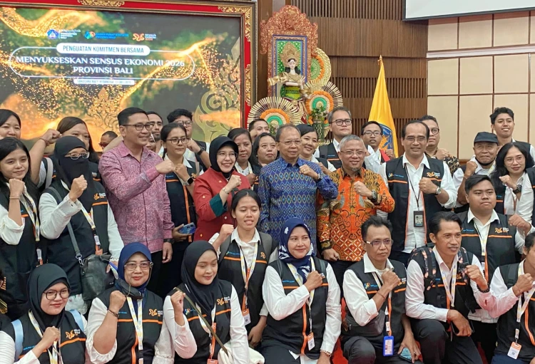 Gubernur Bali Koster Canangkan Sensus Ekonomi 2026, 3.774 Petugas Door to Door Datai 647.337 Unit Usaha