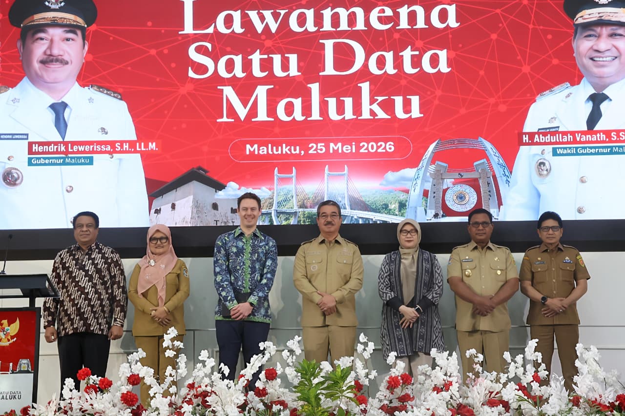 Gubernur Maluku Resmi Luncurkan Portal Lawamena Satu Data, Targetkan Akhiri Perbedaan Data Antar Lembaga