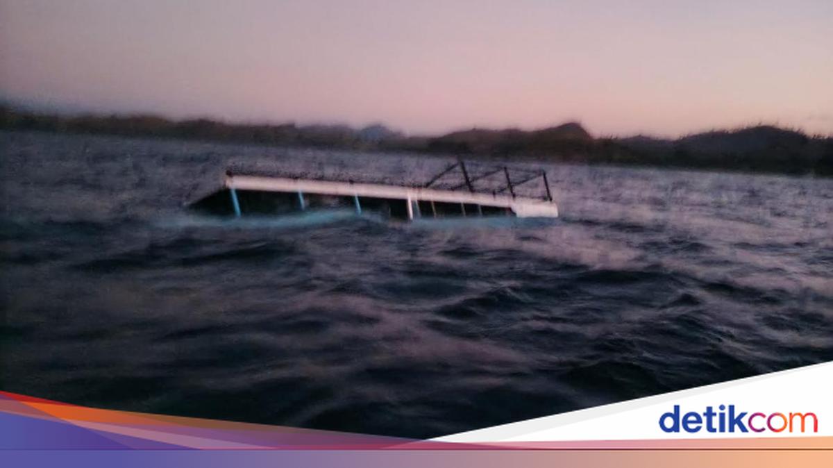 Kapal Wisata Tenggelam di Perairan Pulau Seraya Labuan Bajo, Turis Rusia dan Nakhoda Selamat Berenang
