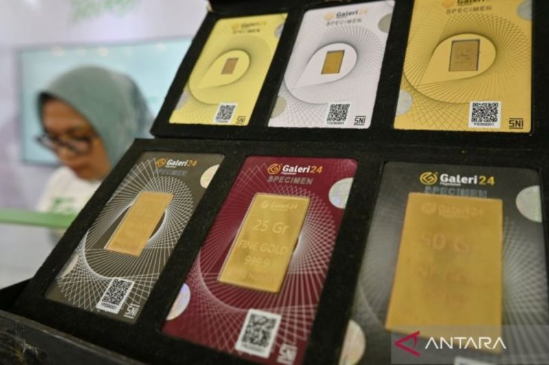 Harga Emas di Pegadaian Palangka Raya Selasa Pagi: Antam dan Galeri24 Naik, UBS Turun Tipis