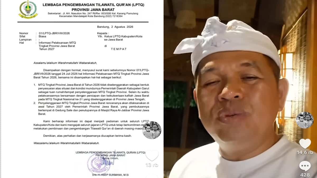 MTQ Jabar 2026 Batal di Garut, Pemprov Jabar Ambil Alih Tuan Rumah dan Gelar di Gedung Sate Januari 2027