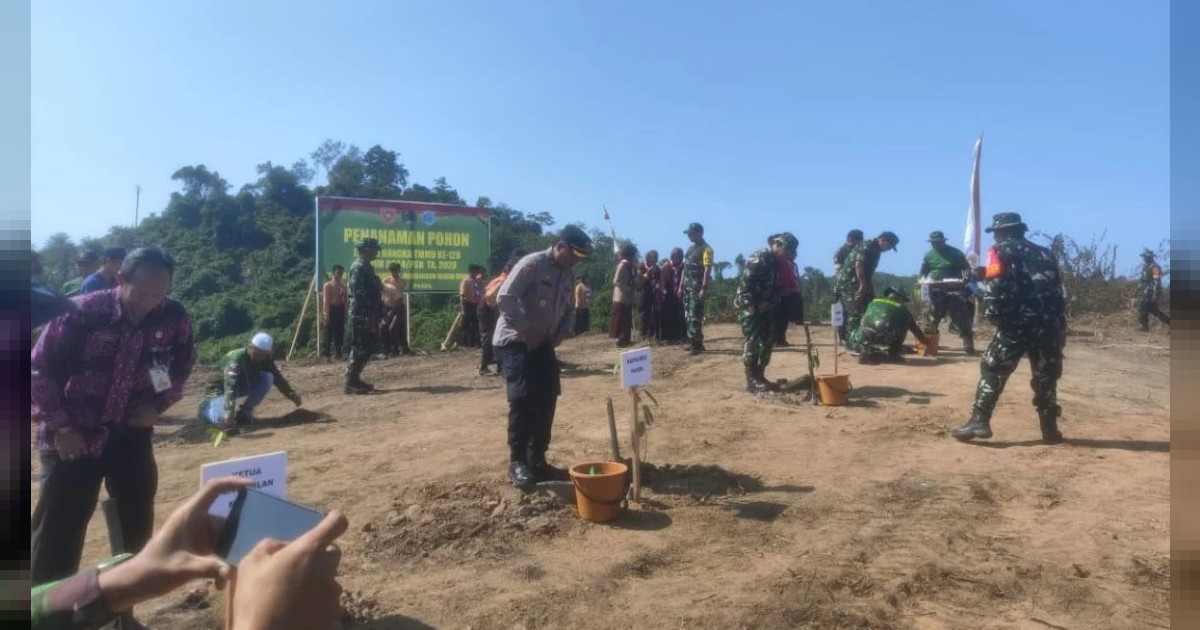 TMMD Kodim 0904/Paser di Muara Samu Tembus 90 Persen, Jalan dan Fasilitas Umum Mulai Terlihat Wujudnya