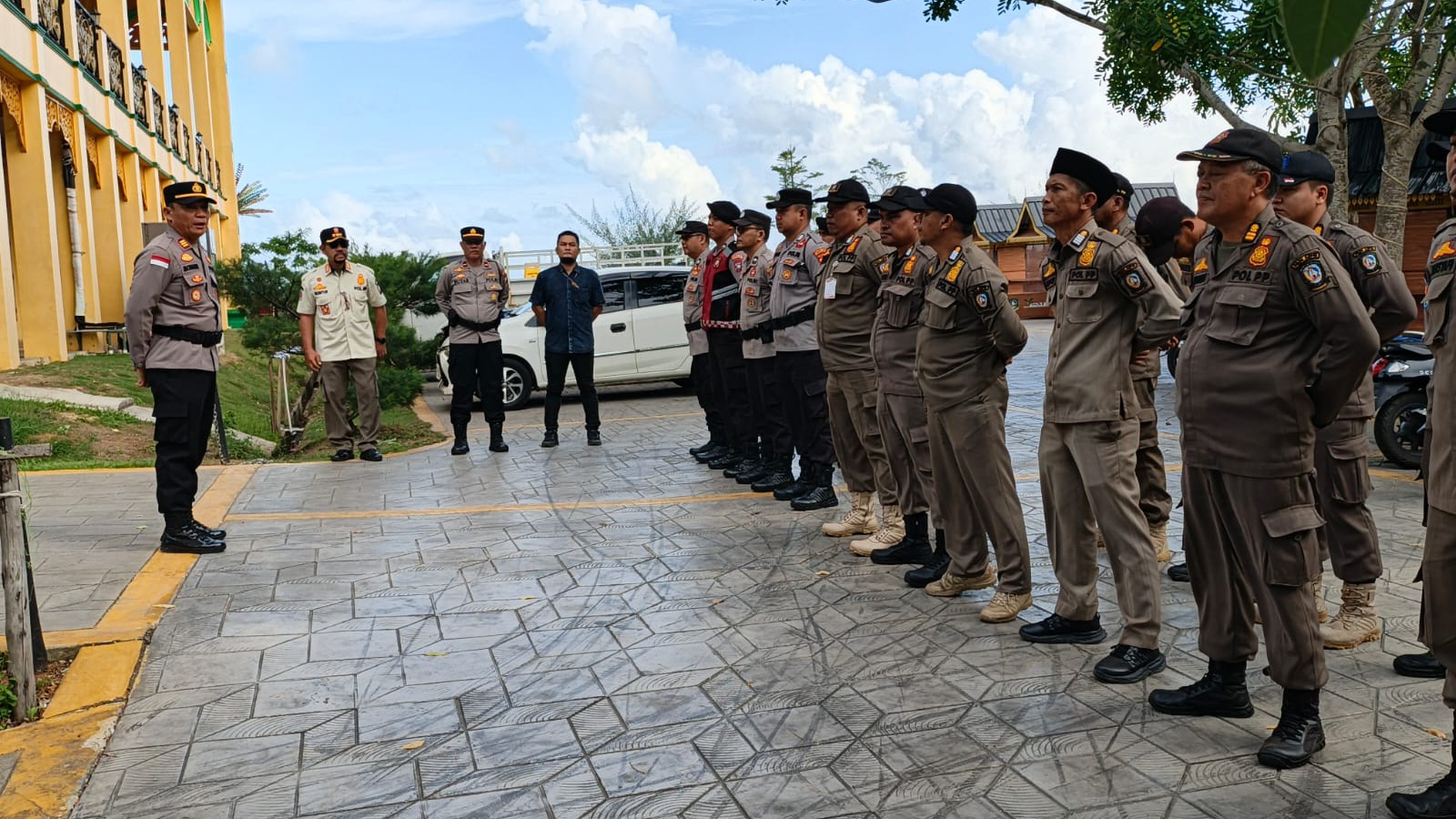 Polresta Tanjungpinang Kawal Ketat Pengukuhan Pengurus Hulu Balang LAM Kepri Periode 2026-2027