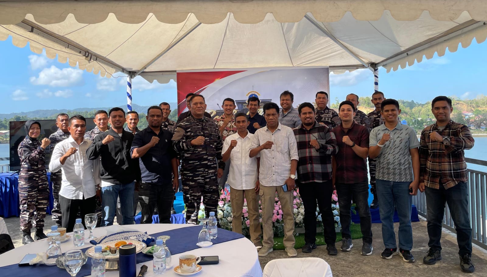 Danlanal Kendari Kolonel Laut (P) M. Sati Lubis Buka Ruang Dialog dengan Insan Pers, Tekankan Peran Media sebagai Mitra Strategis TNI AL