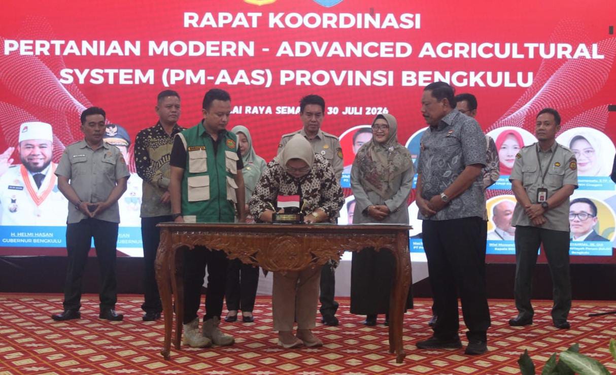 Wagub Bengkulu Mian Tegaskan Kesiapan Daerah Terapkan Pertanian Modern PM-AAS demi Swasembada Pangan Nasional
