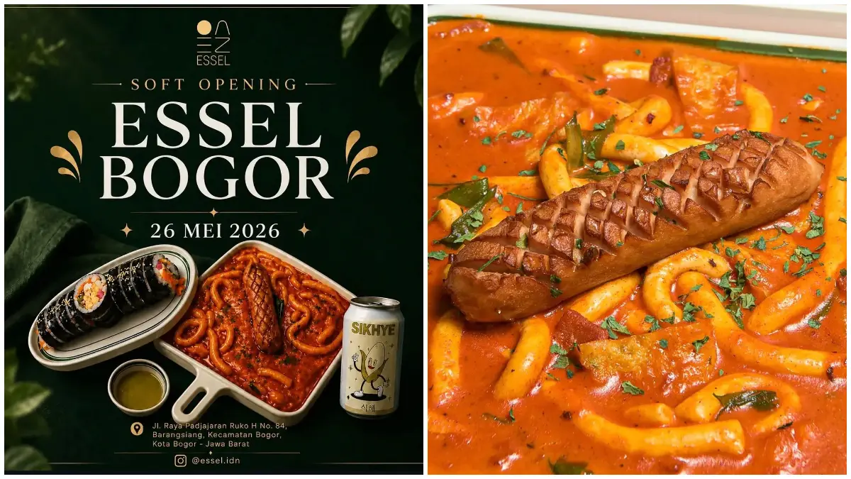 Restoran Korea ESSEL Kini Hadir di Bogor, Tawarkan Tteokbokki dan Gimbab untuk Pencinta K-Food