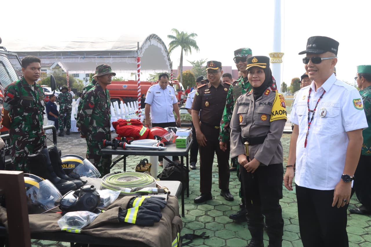 Pemkab Gunung Mas Siagakan 242 Personel dan Peralatan Antisipasi Karhutla, Bupati Targetkan Bebas Asap 2026