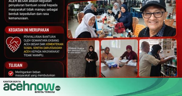 26 Warga Aceh Besar Dapat Bansos Kemensos dengan Pendampingan Penuh, dari Tarik Tunai hingga Belanja Kebutuhan Ibadah