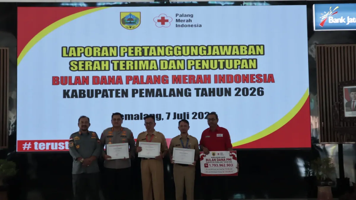 Dana PMI Pemalang Tembus Rp 1,98 Miliar, Bupati Anom Dorong Perusahaan Salurkan CSR untuk Kemanusiaan