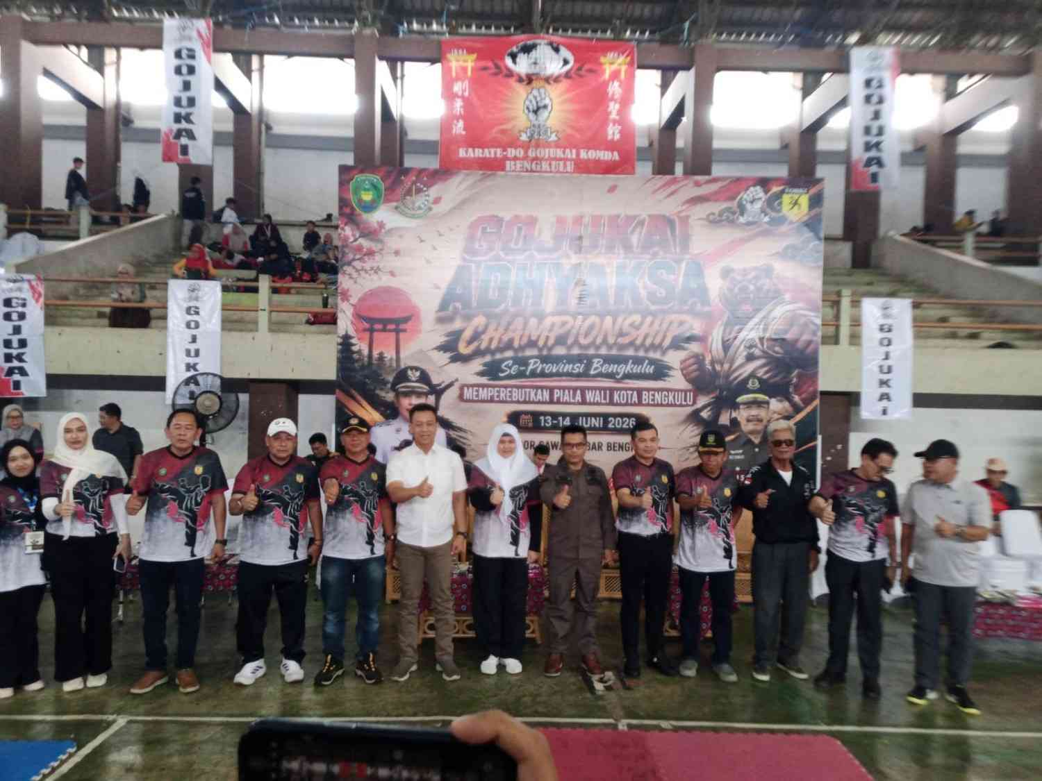756 Karateka Siap Bertarung di Gojukai Adhyaksa Championship 2026 di Bengkulu, Rebut Piala Wali Kota