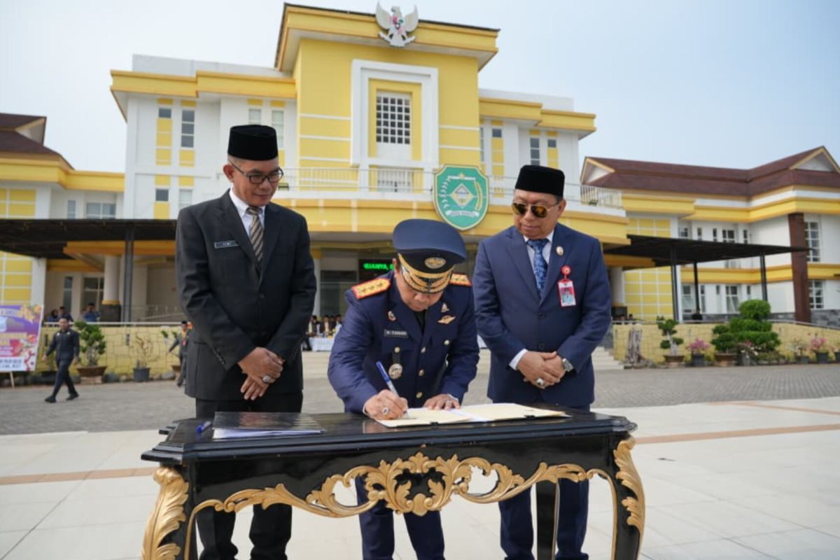 Pemkab Tapin Terima 184 Sertifikat Aset Tanah dari BPN, Penertiban Dipercepat