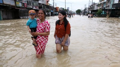 Banjir Rendam Ratusan Rumah di Tiga Kecamatan Medan, 255 Unit Terendam di Kampung Aur