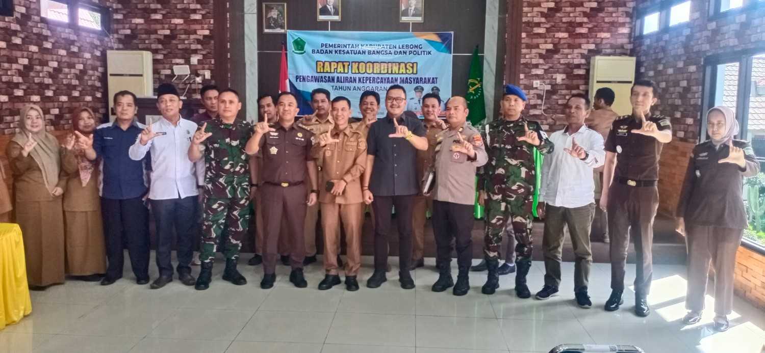Wabup Lebong Bambang ASB Minta Sinergi Lintas Sektor Awasi Aliran Kepercayaan Masyarakat Lewat Rakor PAKEM 2026
