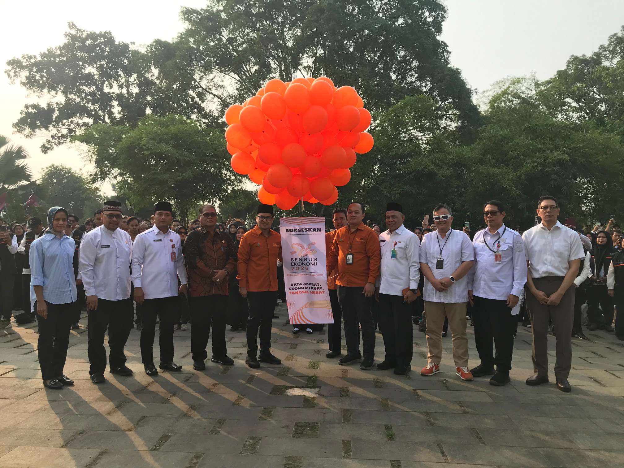 Pemkot Tangsel Lepas 1.017 Petugas Lapangan demi Sensus Ekonomi 2026, Warga Diminta Terbuka Saat Didata