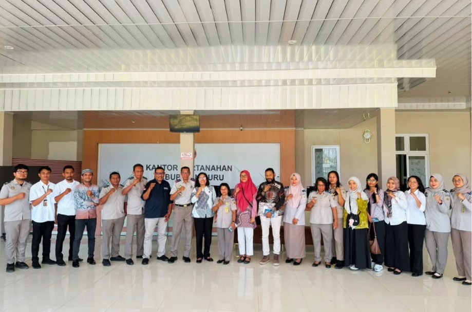 Tim Monev BPN Maluku Kunjungi Kantor Pertanahan Buru, Tekan Target Kinerja dan Zero Tunggakan PDDM