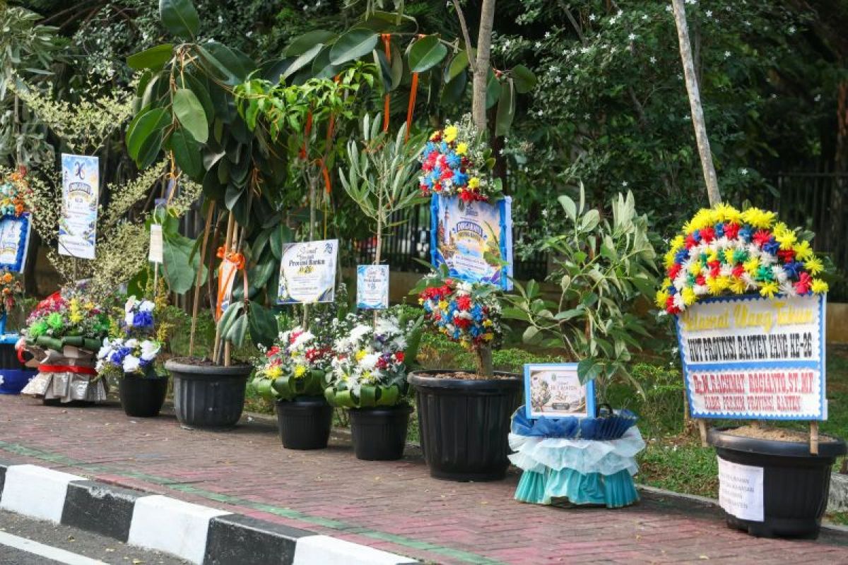 Ratusan Pohon Gantikan Karangan Bunga di HUT ke-26 Banten, Pemprov Serukan Ucapan Selamat Lewat Bibit Tanaman