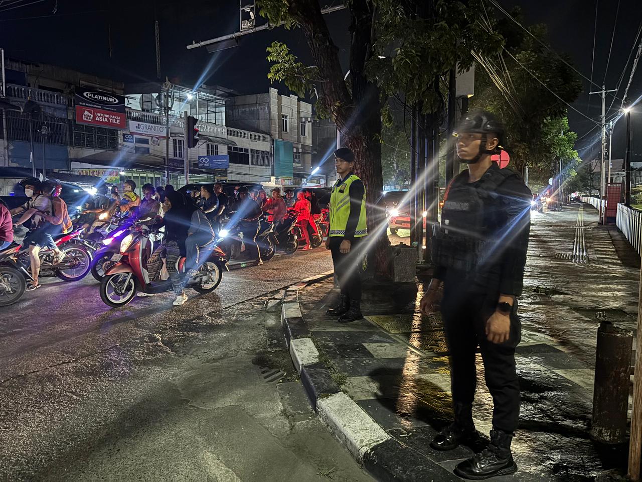 Patroli Skala Besar Polres Karo Saat Listrik Padam, 2 Tim Gabungan Sisir 4 Kecamatan Rawan