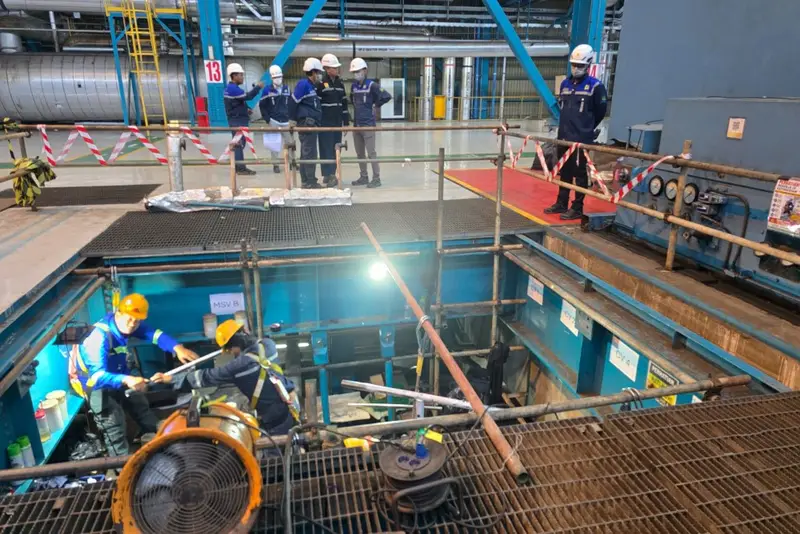 PLN Tanjung Jati B Periksa Main Valve Turbin Unit 2 Jelang HUT ke-81 RI, Ganti Kaset MSV B