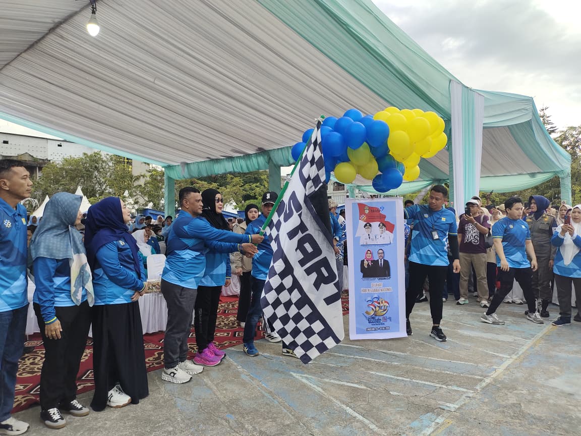 Ribuan Peserta dari 24 Kabupaten Ikuti Jalan Sehat HKN ke-33 di Wajo, Hadiah Utama Paket Umrah