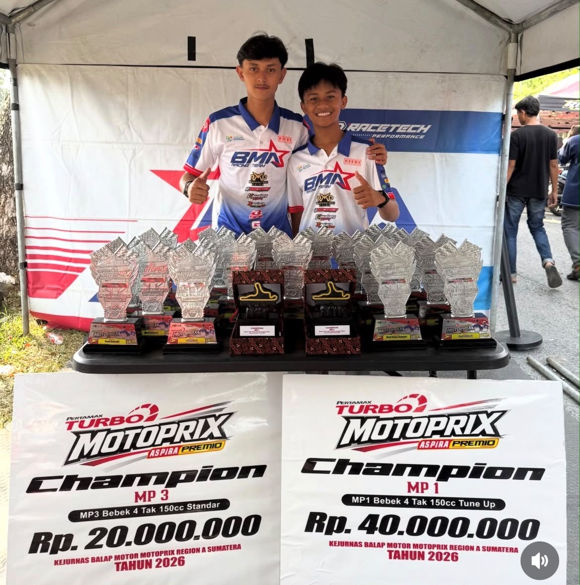 Dua Pembalap Aceh, Silmi Helsinsky dan Gilang Putra Pratama, Kunci Gelar Juara Nasional Motoprix 2026 Sebelum Seri Pamungkas