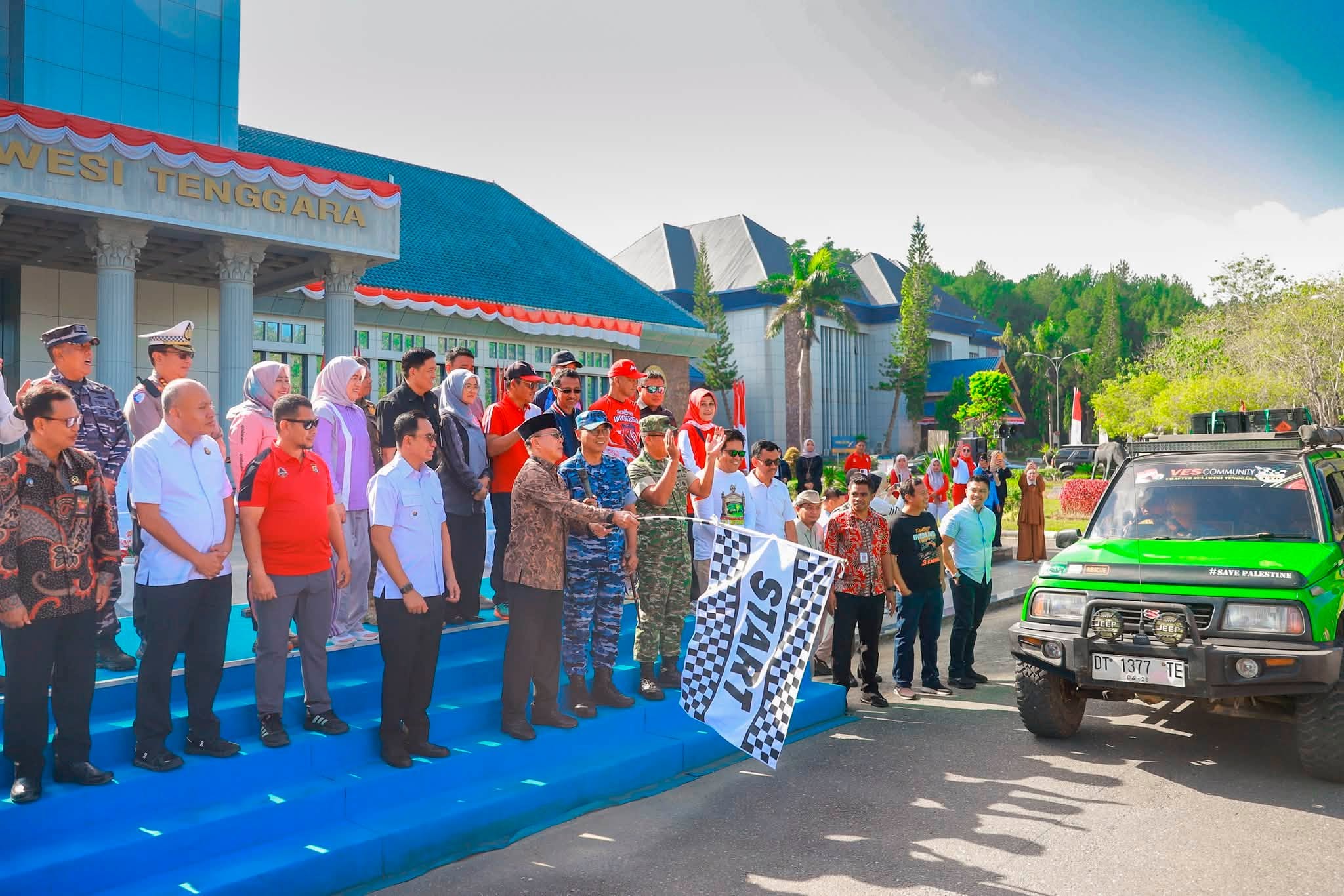 Gubernur Sultra Andi Sumangerukka Lepas Famtrip Overland Bombana-Kolaka-Koltim, Target Promosi Wisata Daratan ke Mancanegara